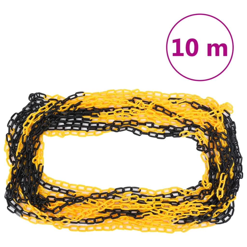 Set di Pali Stradali con Catena in Plastica di 10 m CFW7192605