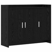 Credenza Rovere Nero 98,5 x 33 x 80 cm Legno ingegnerizzato 8011124