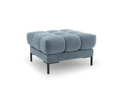 Cosmopolitan Design - Pouf "Bali" in velluto azzurro 
