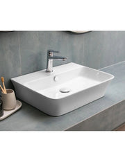 APALLA lavabo rettangolare da appoggio 48,5x41x12,5 cm in porcellana