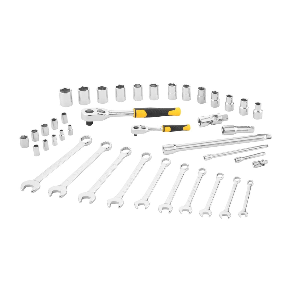 Stanley STMT82832-1 Set Chiavi a Bussola e Chiavi Combinate 41 Pezzi 1/4" e 1/2"