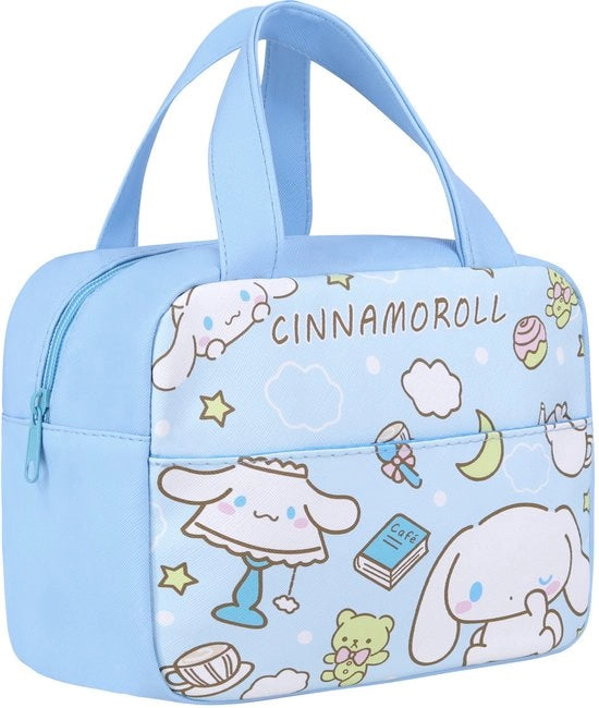 Lunchtas Anime per Ragazzi Ragazze con Compartimento Grande e Isolante Impermeabile e Reutilizzabile per Scuola e Viaggi