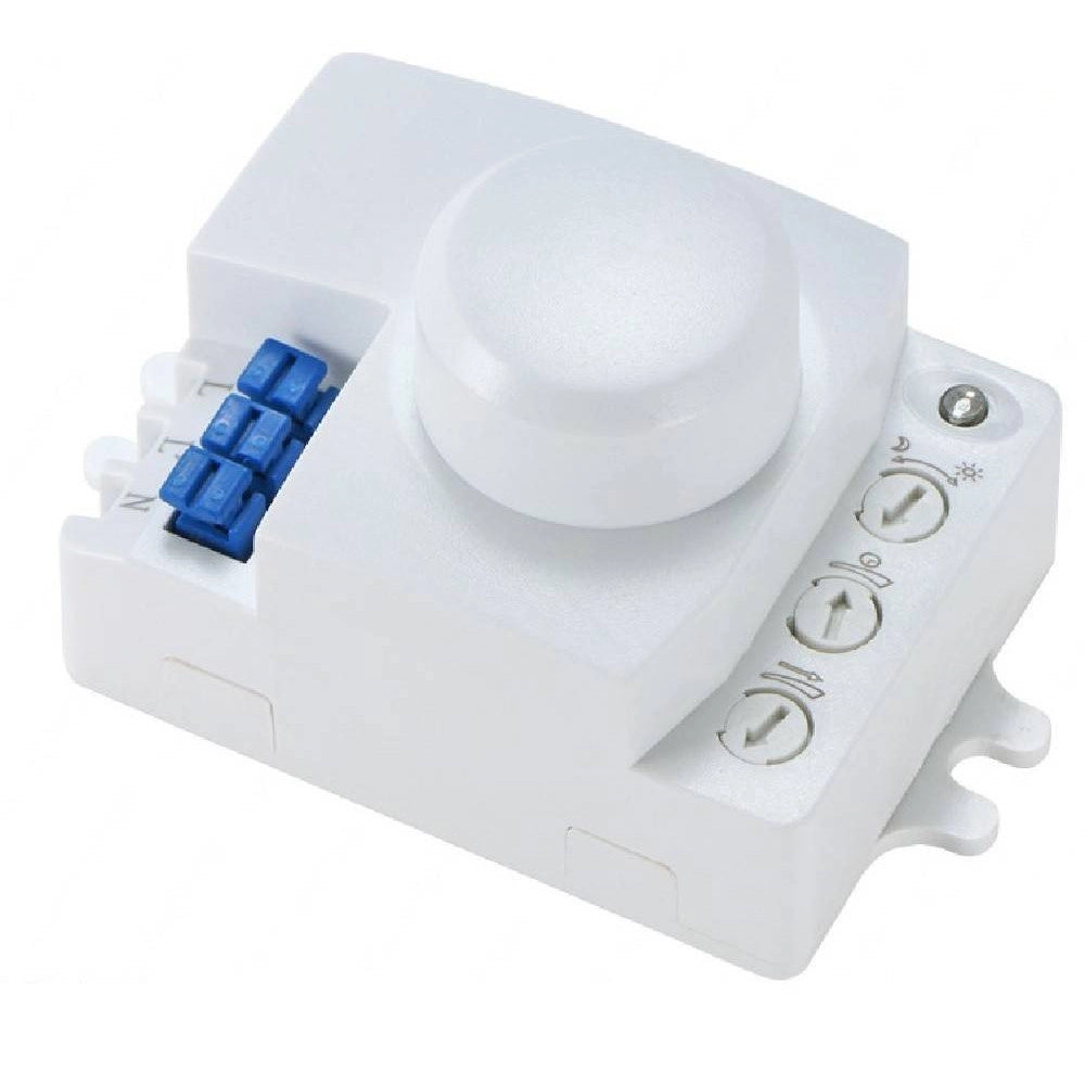 Trade Shop - Sensore Di Movimento A Microonde Yce2001b Per Lampade Lampadine Led Max 800w Ip20 -