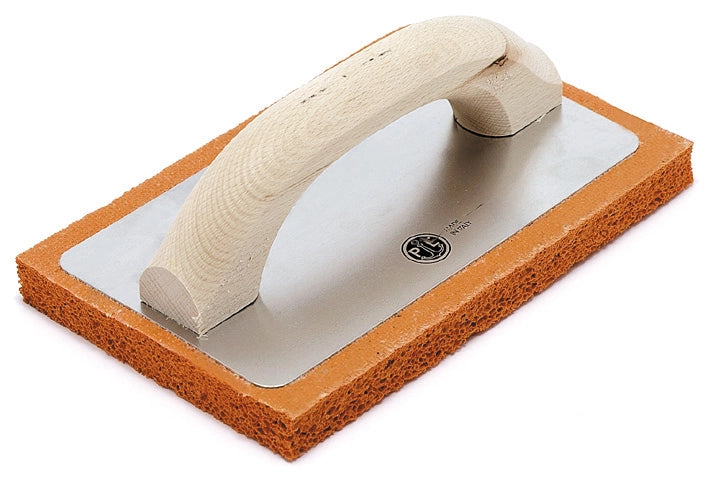 Ancora FRATTAZZO PER INTONACI GOMMA ARANCIONE Grana grossa art. 820 cm. 21,5x13,5