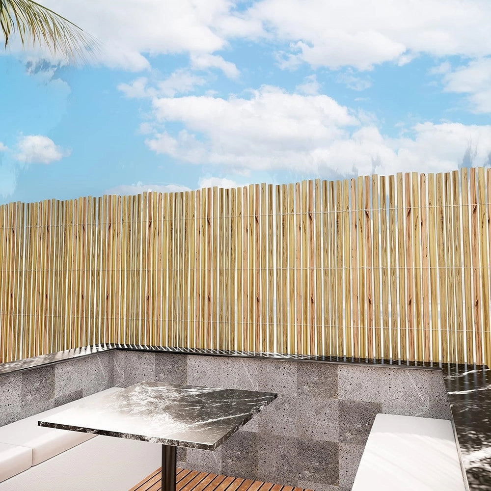 Trade Shop - Arella Canniccio Recinto Cannette Bambù Spaccato 3x1.5mt Giardino Terrazza Ombra 017850 -