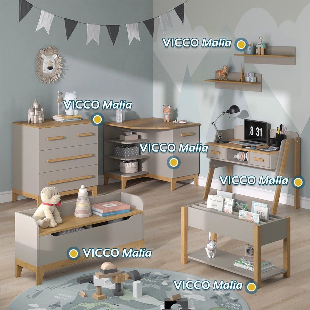 Vitalispa Libreria bambini Cashmere/Artigianale 80 x 46 cm
