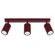 Plafoniera KARBON 3L bordeaux