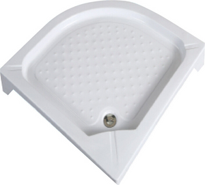 PIATTO DOCCIA semicircolare cm 80 x 80 - H 12,5 FLUXY