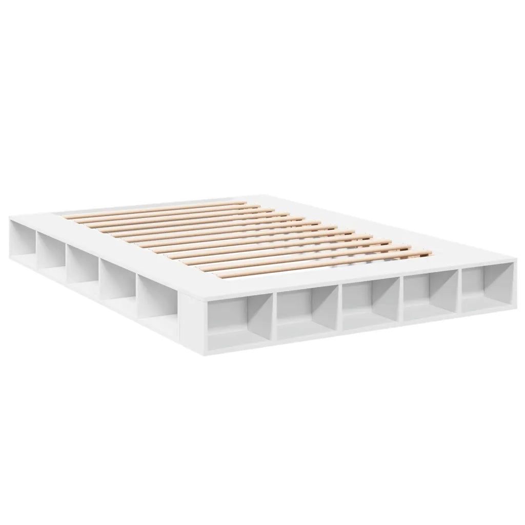 Giroletto-Struttura Letto Bianco 150x200 cm in Legno Multistrato 893261