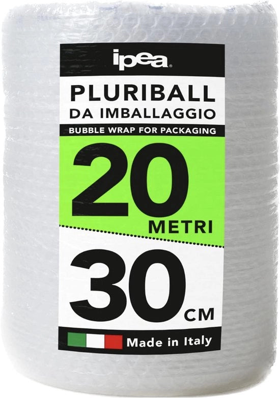Foglia a Nodini - 20 metri - 20 m x 30 cm – Foglia a Sferette per Imballaggio – Materiale di Protezione Antiscivolo – Foglia di Protezione per Spedizioni e Trasferte – Made in Italia