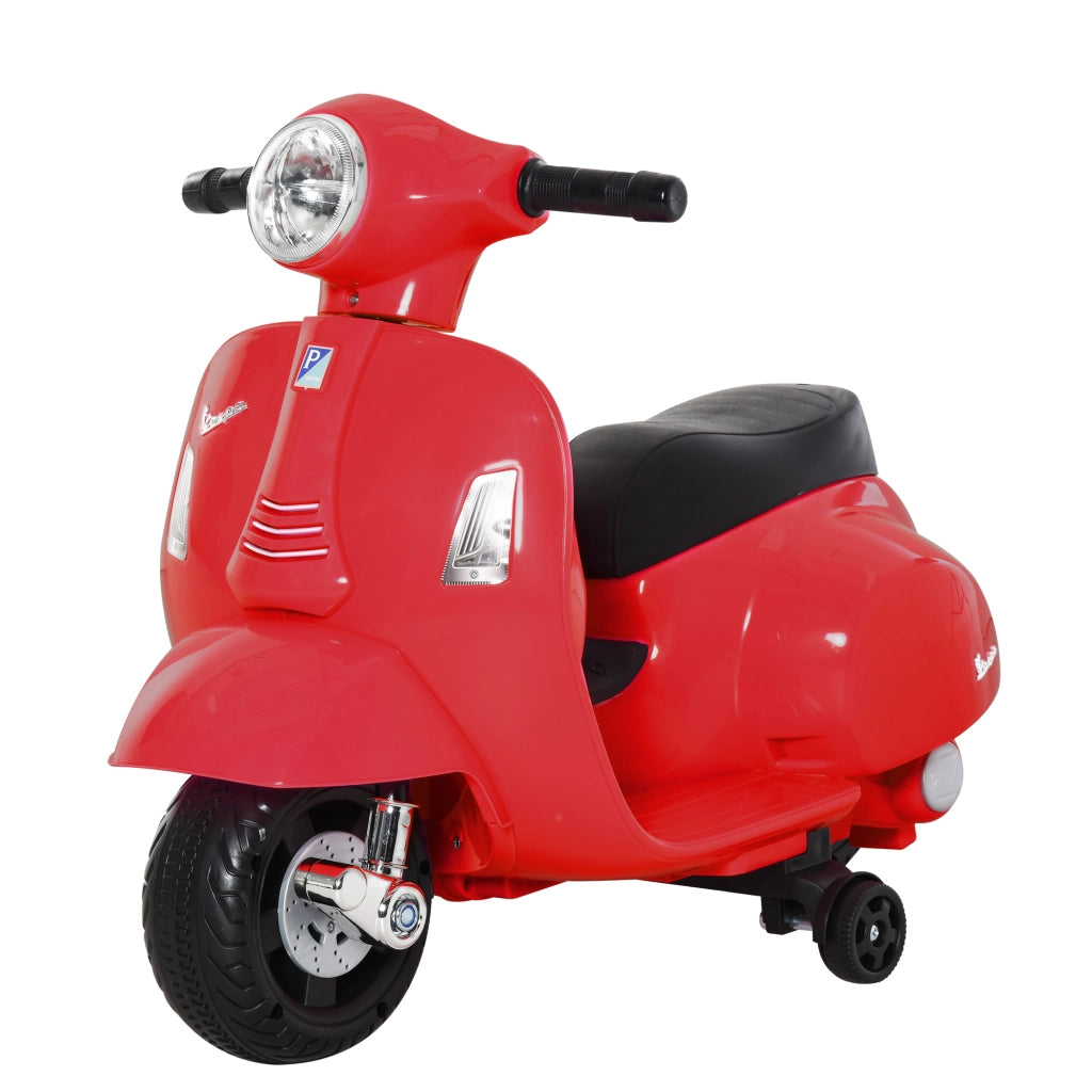 Moto Elettrica Bambini Vespa ¨C zephmum ¨C Rosso 66.5x38x52 cm