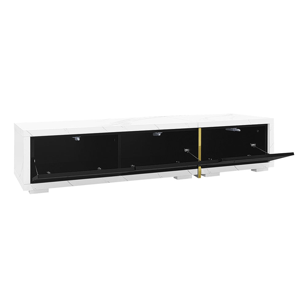 Mobile TV estensibile - Xylo - 140-260cm effetto marmo