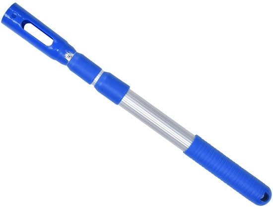 Stang per piscina adattabile - Pala per piscina - Asta telescopica - Spazzola/Spazzolone/Spazzola per piscina - Lega di alluminio - 44,5/88 cm