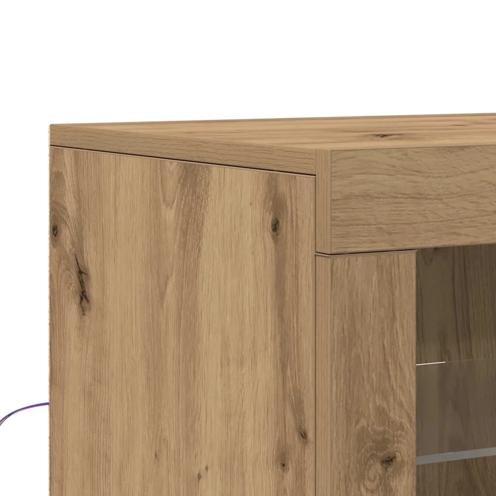 Madia LED Marrone 41 x 37 x 100 cm Legno multistrato 863025