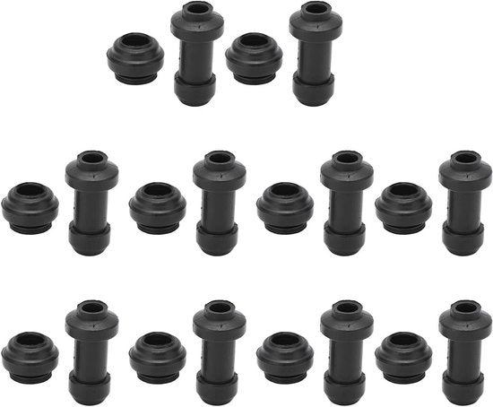 Set di 10 cappucci in gomma universali per freni di motocicletta, con versioni lunghe e corte per protezione ottimale e alta precisione