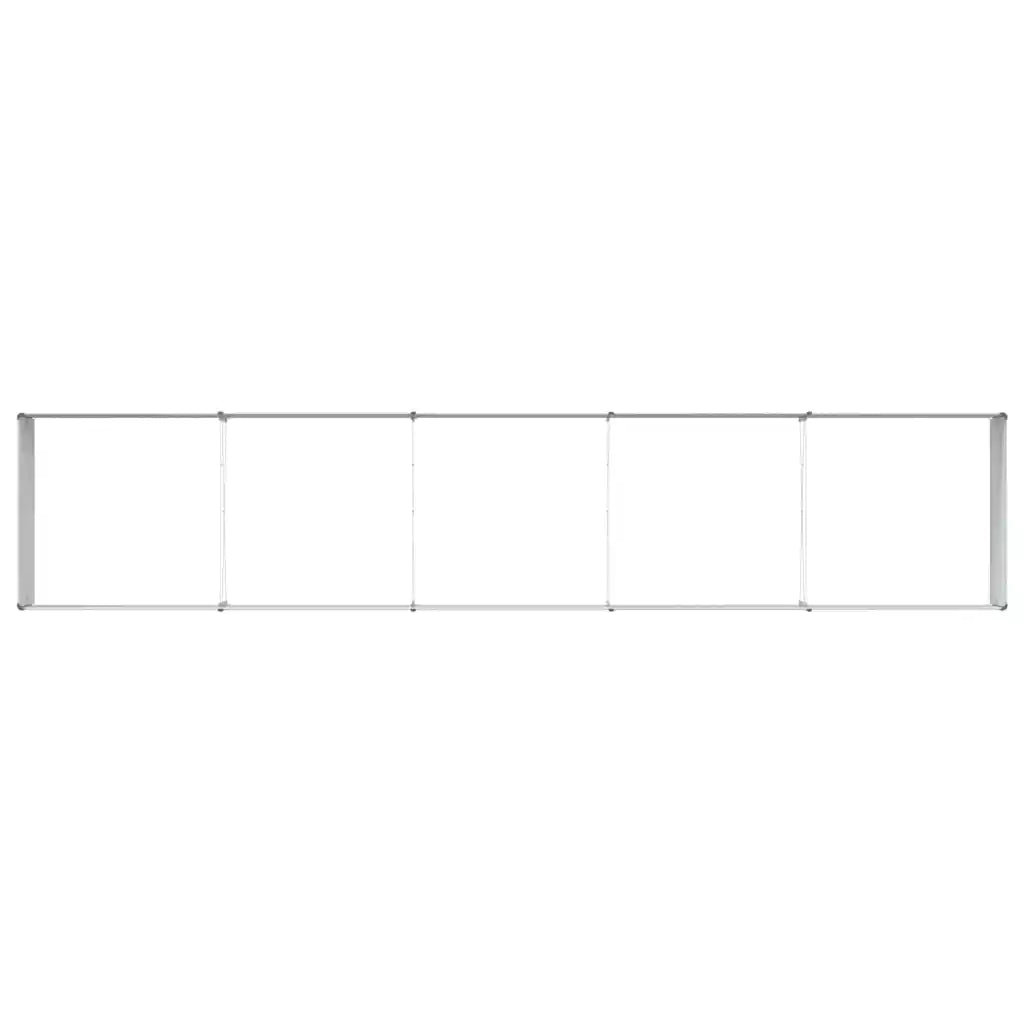 Fioriere | Cassetta per fiori | Letto rialzato da giardino Marrone Chiaro 400 x 80 x 45 cm