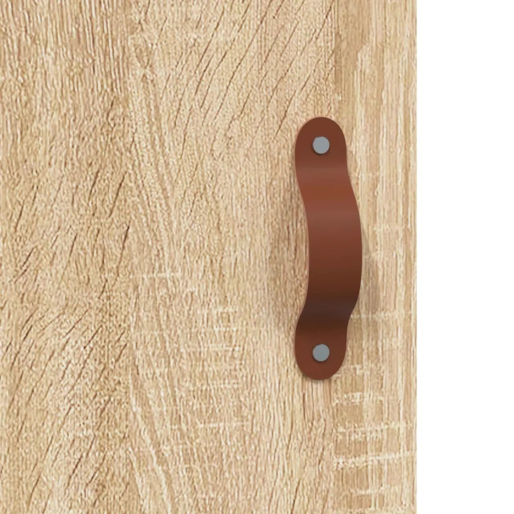 vidaXL Mobile a Parete Rovere Sonoma 69,5x34x90 cm Legno Multistrato