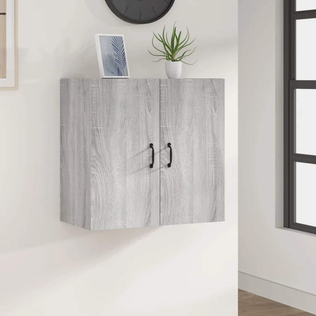 Mobile Pensile Grigio Sonoma 60x31x60 cm in Legno Multistrato 817595