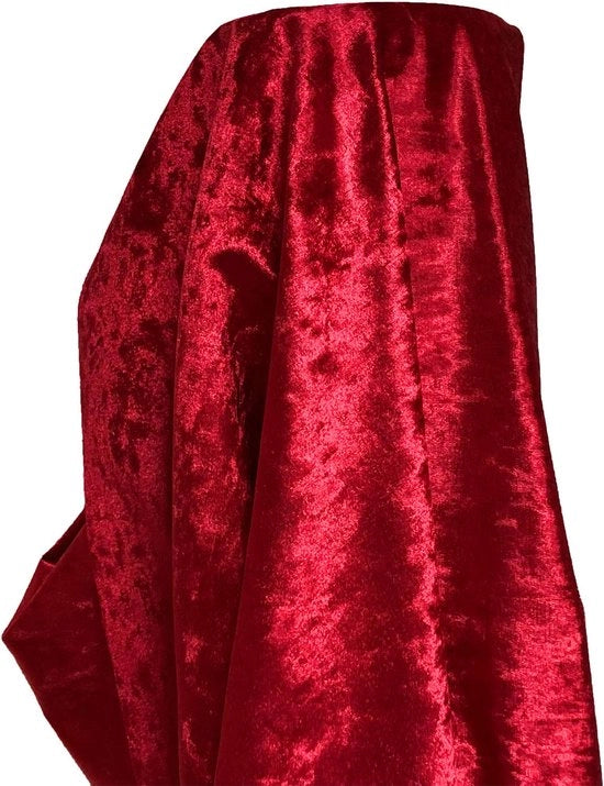Stoffa per costumi carnevaleschi decorativa 140 cm larga - 1 metro 100 cm x 140 cm rosso