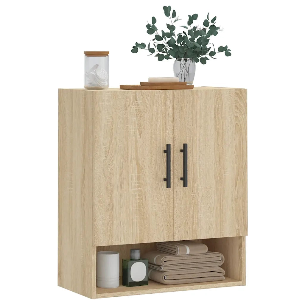Armadietto a Muro | Mobile a Parete Rovere Sonoma 60x31x70 cm Legno Multistrato