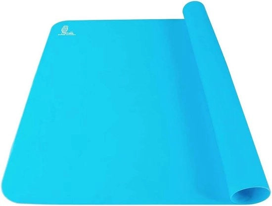 Mat di silicone, grande formato, antiaderente, antiscivolo, per fondant, per dolci e pizza, 60x40CM