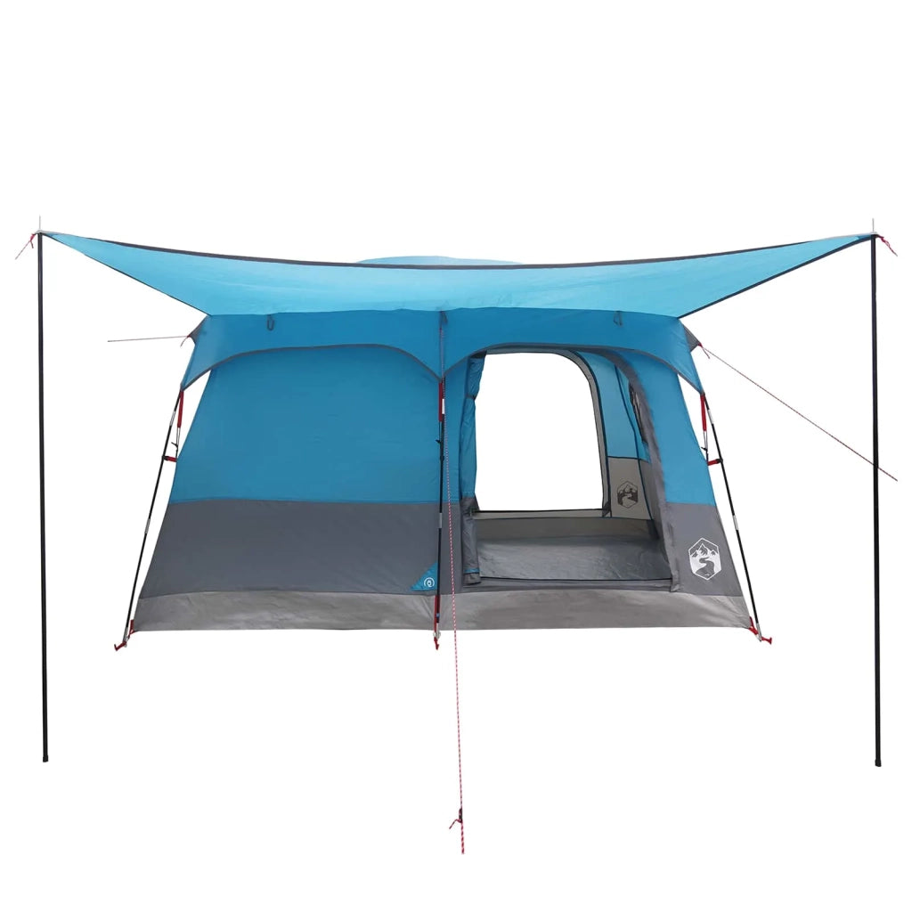 Tenda Familiare con tetto Blu 380 x 260 x 190 cm Poliestere 42028494