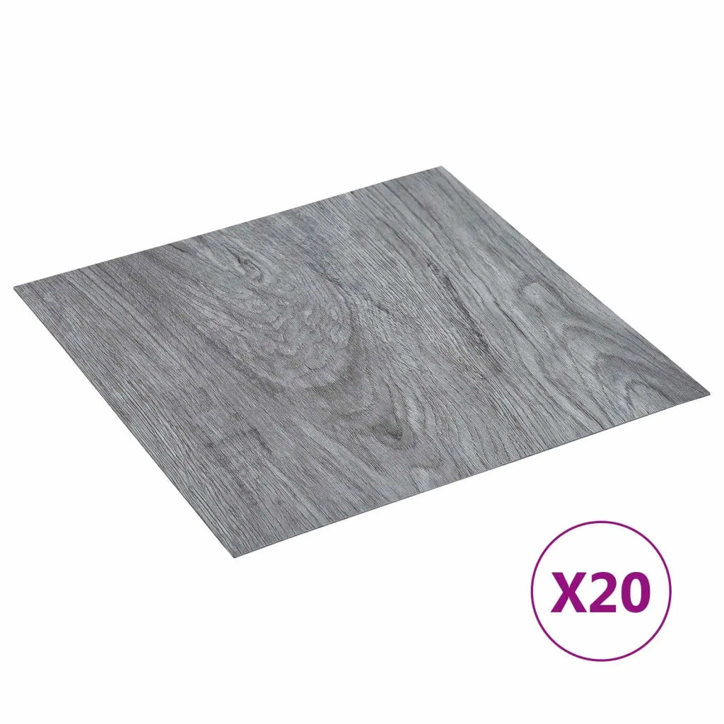 Plance per Pavimentazione Autoadesiva 30,5 x 30,5 cm 20 pcs PVC