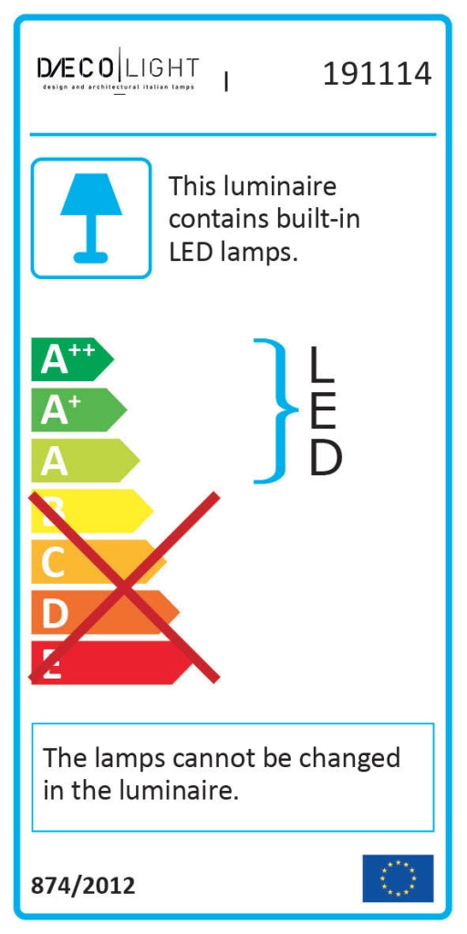 Lume Led 8W 940lm 4500K Bianco E-Energy Otto