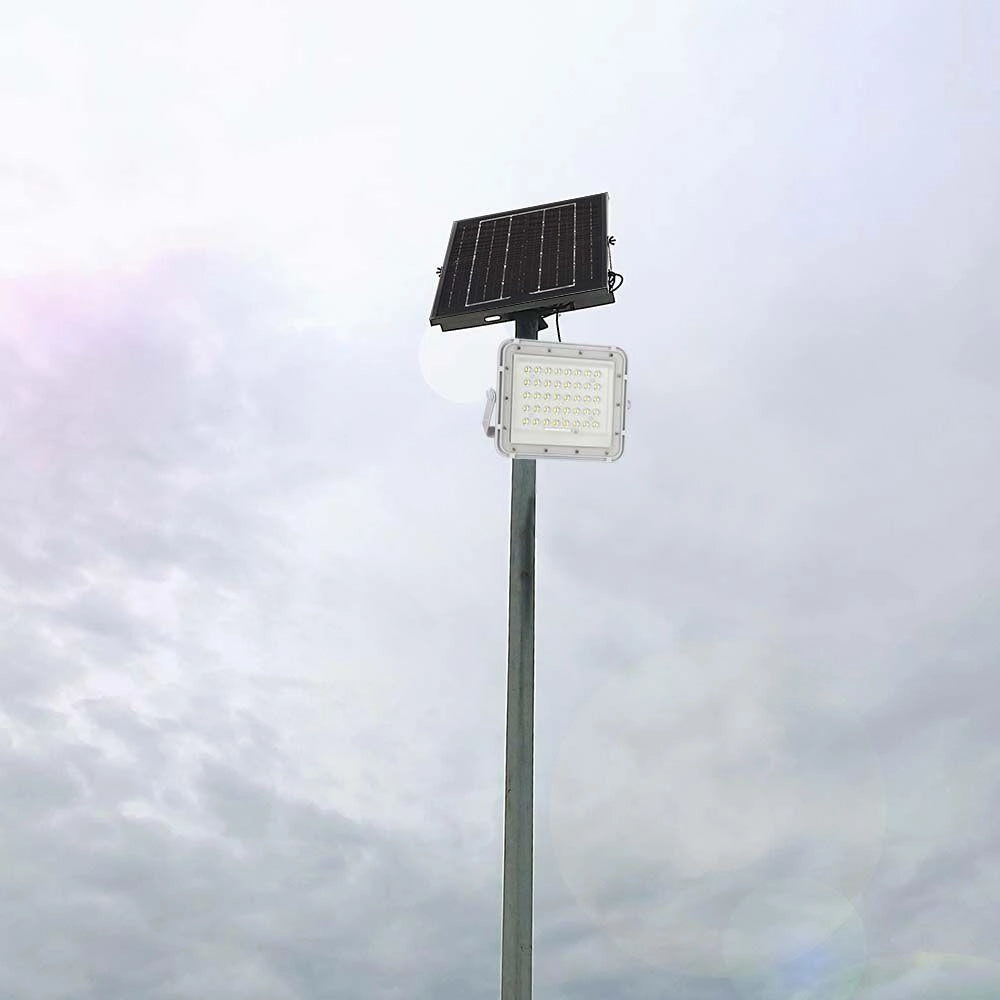V-TAC Faro LED Solare 10W 4000K 800lm IP65 Telecomando