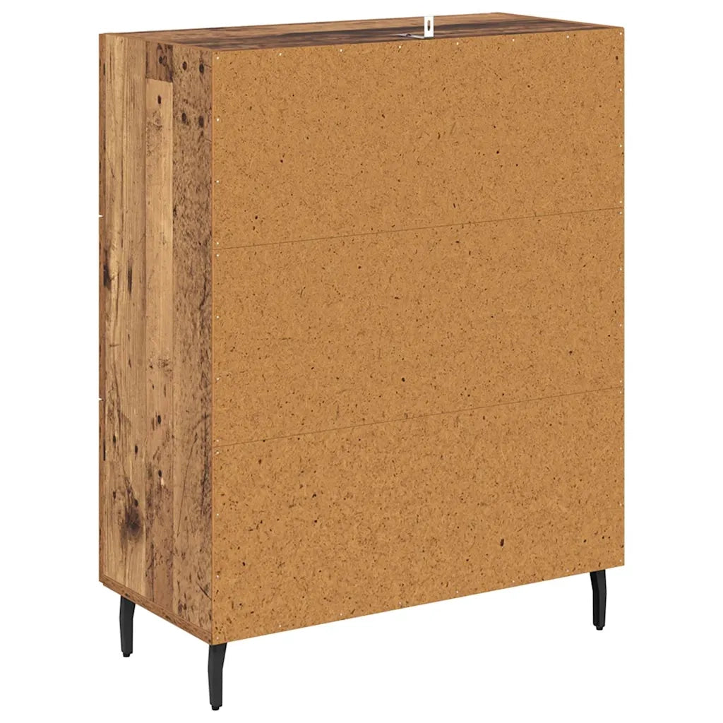 Credenza con Cassetto-Buffet-Armadio da cucina Legno vecchio 69,5 x 34 x 90 cm 357135