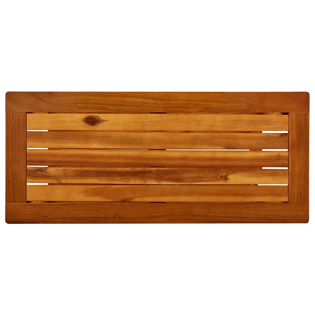 Tavolo Consolle da Giardino 80x35x75cm Legno Massello di Acacia 316405