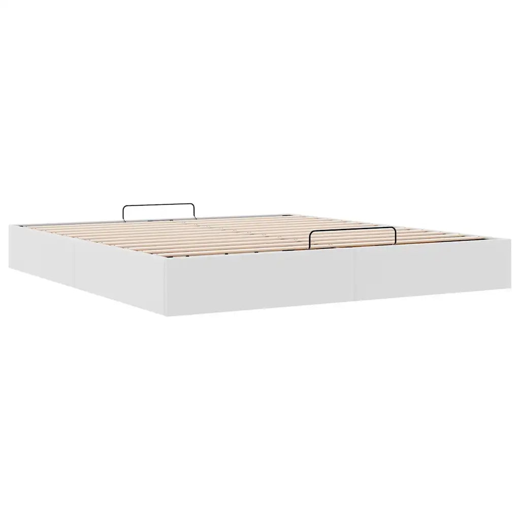 Struttura Letto Pouf senza Materasso 160x200 cm Similpelle