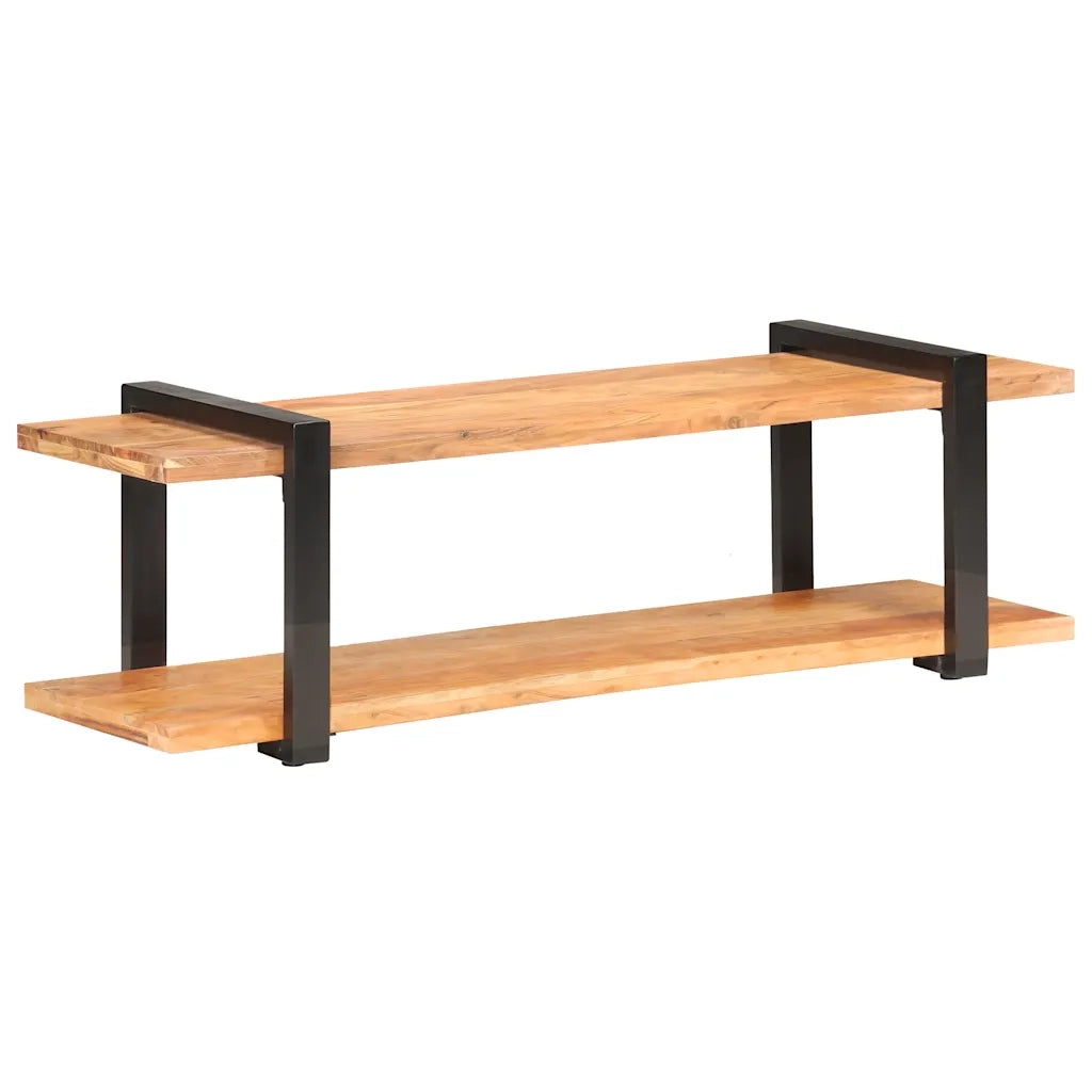 Mobile Porta TV 130x40x40 cm in Legno Massello di Acacia