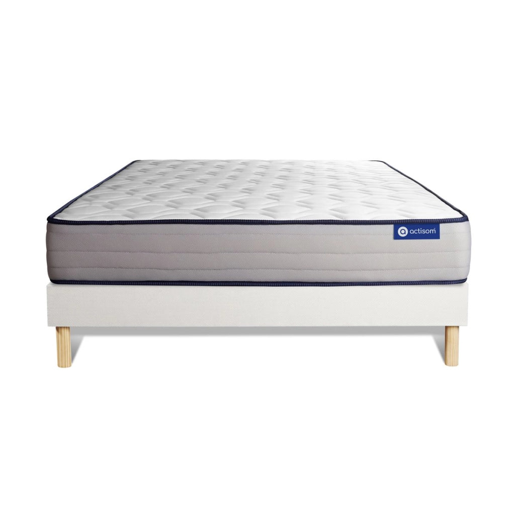 Kit rete e materasso matrimoniale Actiflex form 140x220cm - Spessore : 22cm - Molle insacchettate e memory foam - rigido