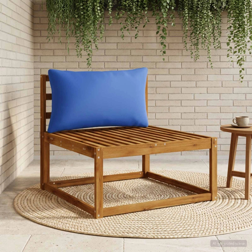 Cuscino per Schiena a 1 Pezzo PUTTEN 100% Poliestere Blu Reale 946979