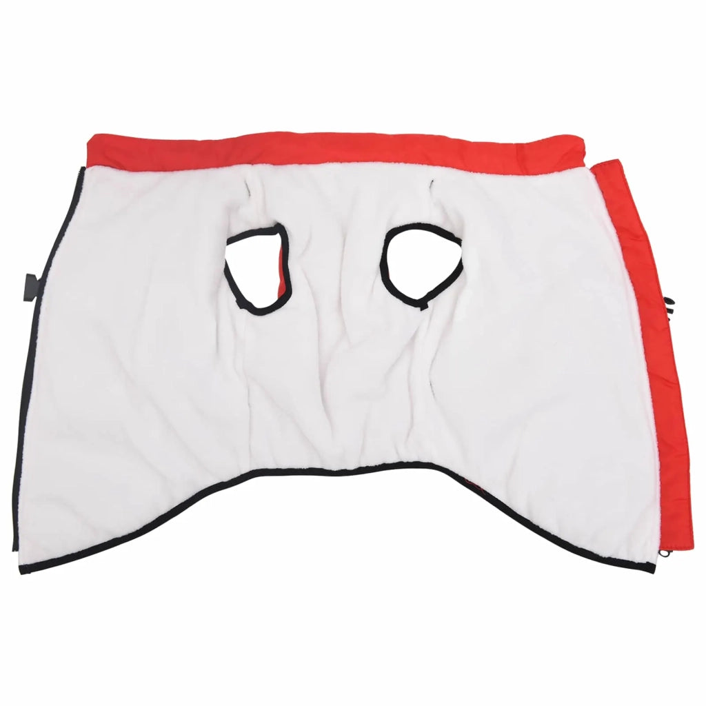 Cappotto per Cani Rosso L48 Pile e Poliestere CFW2634956