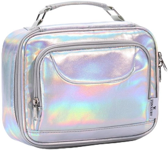 Etui VX VONXURY con grande capacità, organizzatore di penne portatile con 2 strati rimovibili, 54-delig, etui per scuola, ufficio, università, borsa per trucco