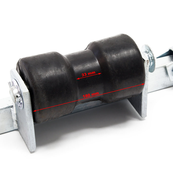 Supporto a rulli per imbarcazioni 111cm max 800kg Varo alaggio barche 80-124cm