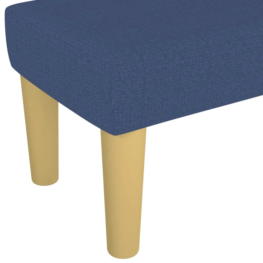 Panca Blu 70x30x30 cm in Tessuto CFW5461211