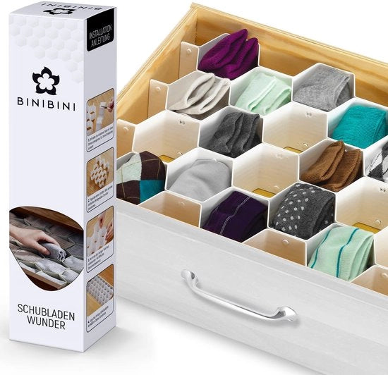 Sistema di organizzazione per le ante della cabina armadio adattabile a ogni spazio di stoccaggio nella cabina armadio come alternativa ai contenitori di stoccaggio o come organizzatore per la stanza da bagno, per la cucina e per il tavolo da ufficio