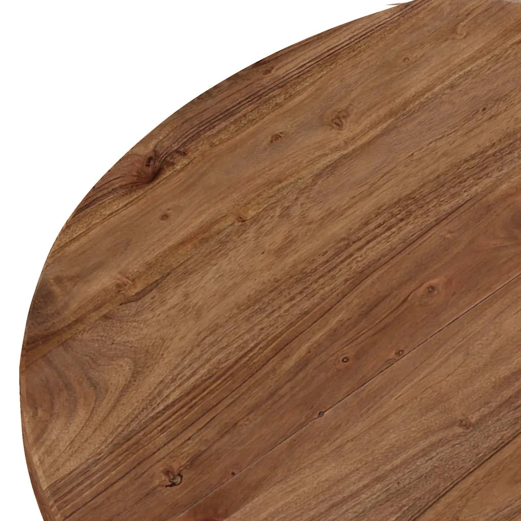 Tavolino da Salotto 65x65x32 cm in Legno Massello d'Acacia 289616