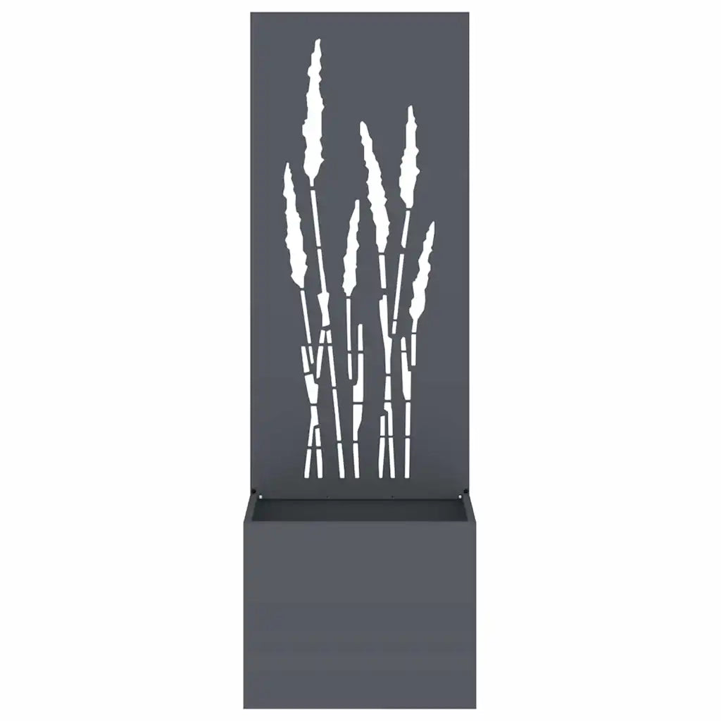 Schermo per privacy in giardino Traforo Antracite 50 x 150 cm 876464
