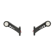 Set di lampade laterali  con LED, 12-24V, rosso-bianco, PVC elastico, Breckner Germany.
