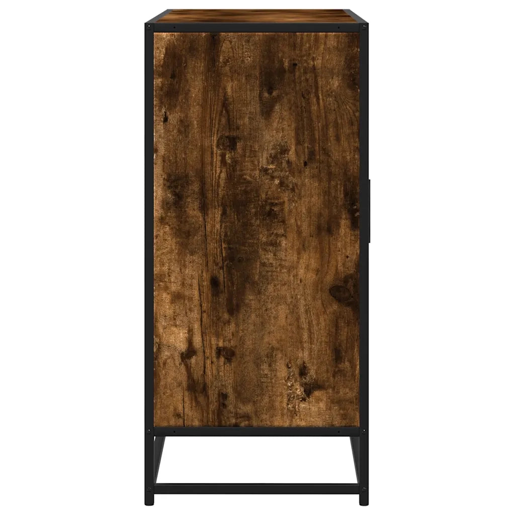 Credenza Rovere Fumo 92x35x76 cm in Legno Multistrato 3300827