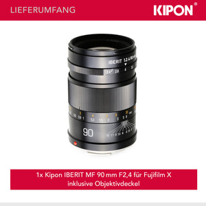 Kipon Iberit 90/2,4 full frame Fuji X