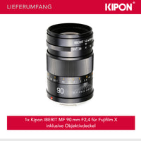 Kipon Iberit 90/2,4 full frame Fuji X