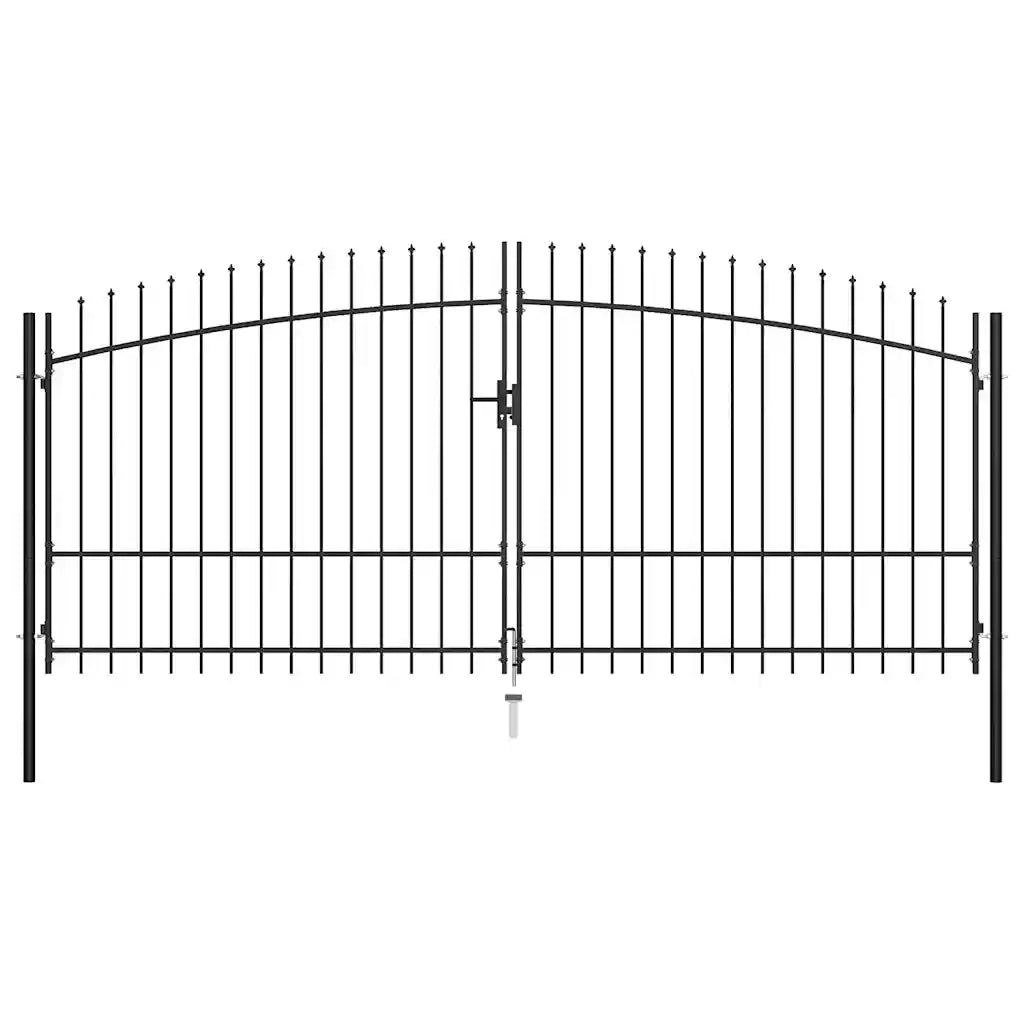 Cancello Doppio con Punte a Lancia 400x225 cm