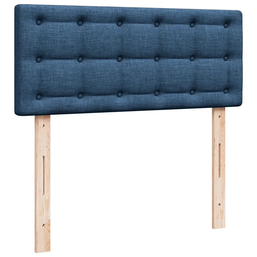 Giroletto a Molle con Materasso Blu 120x200 cm in Tessuto 3285875