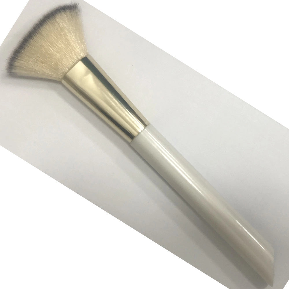 Trade Shop - Pennello Per Fondotinta Liquido Fluido Polvere O Crema In Setole Naturali Makeup -