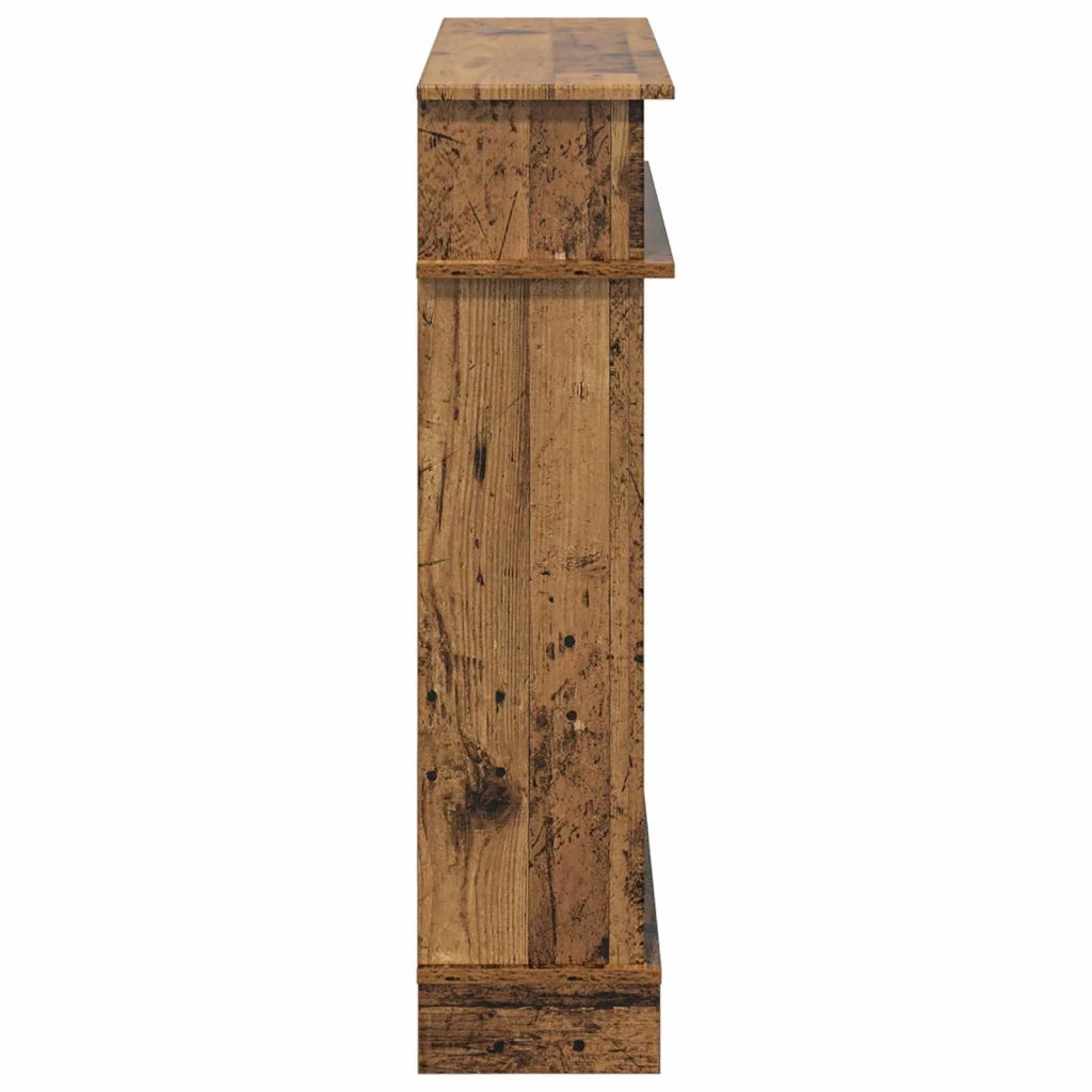 Cornice per camino Legno antico 102 x 26 x 100 cm 8006649